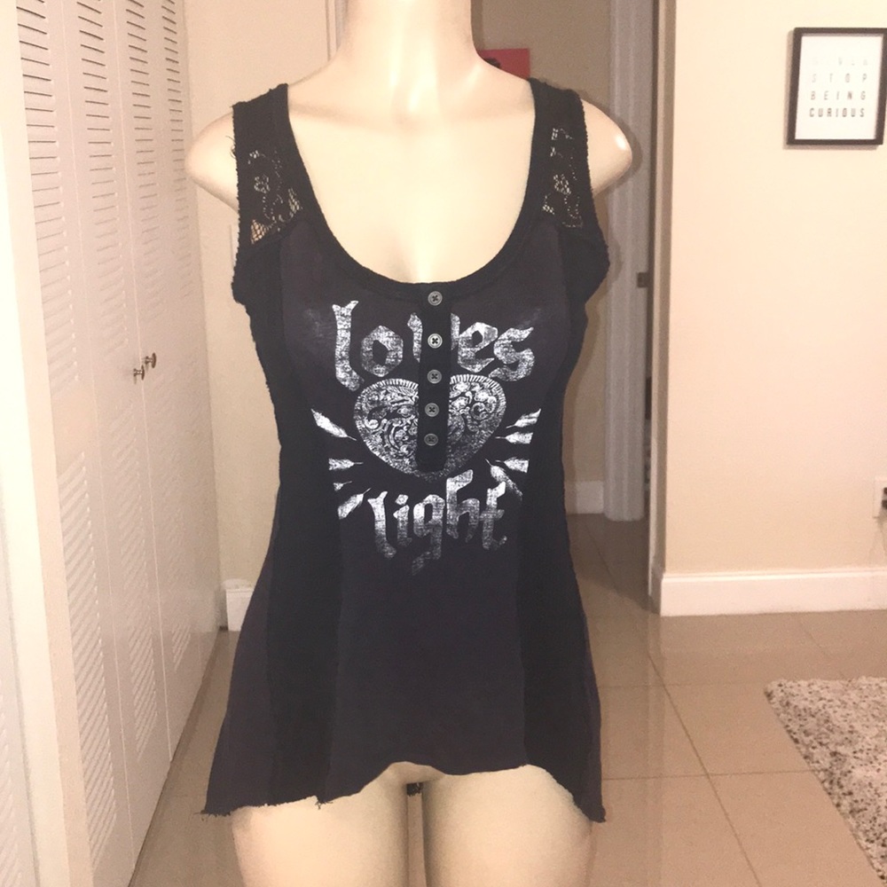 Just In✨ Free People Black Lace Cotton Tunic - Picture 2 of 9